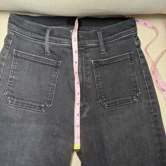 MOTHER The Patch Pocket Rambler Zip Sneak Jeans Size 26 - Picture 12 of 14